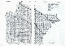 County Highway Map, Wright County 1956
